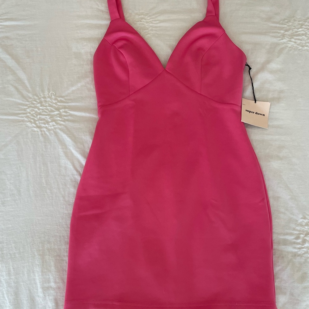 Superdown Pink Mini Dress